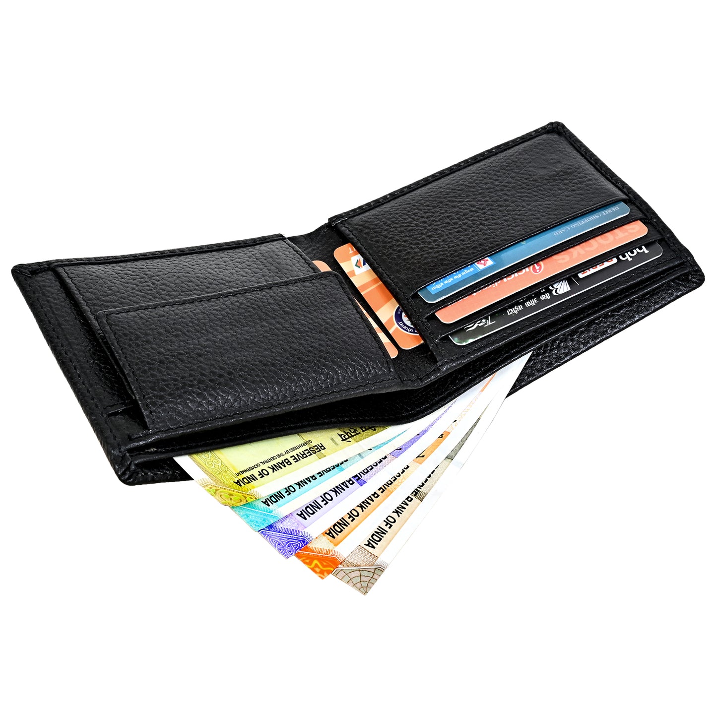 GWCC664 Gents Wallet in Grain Leather, RFID Protected