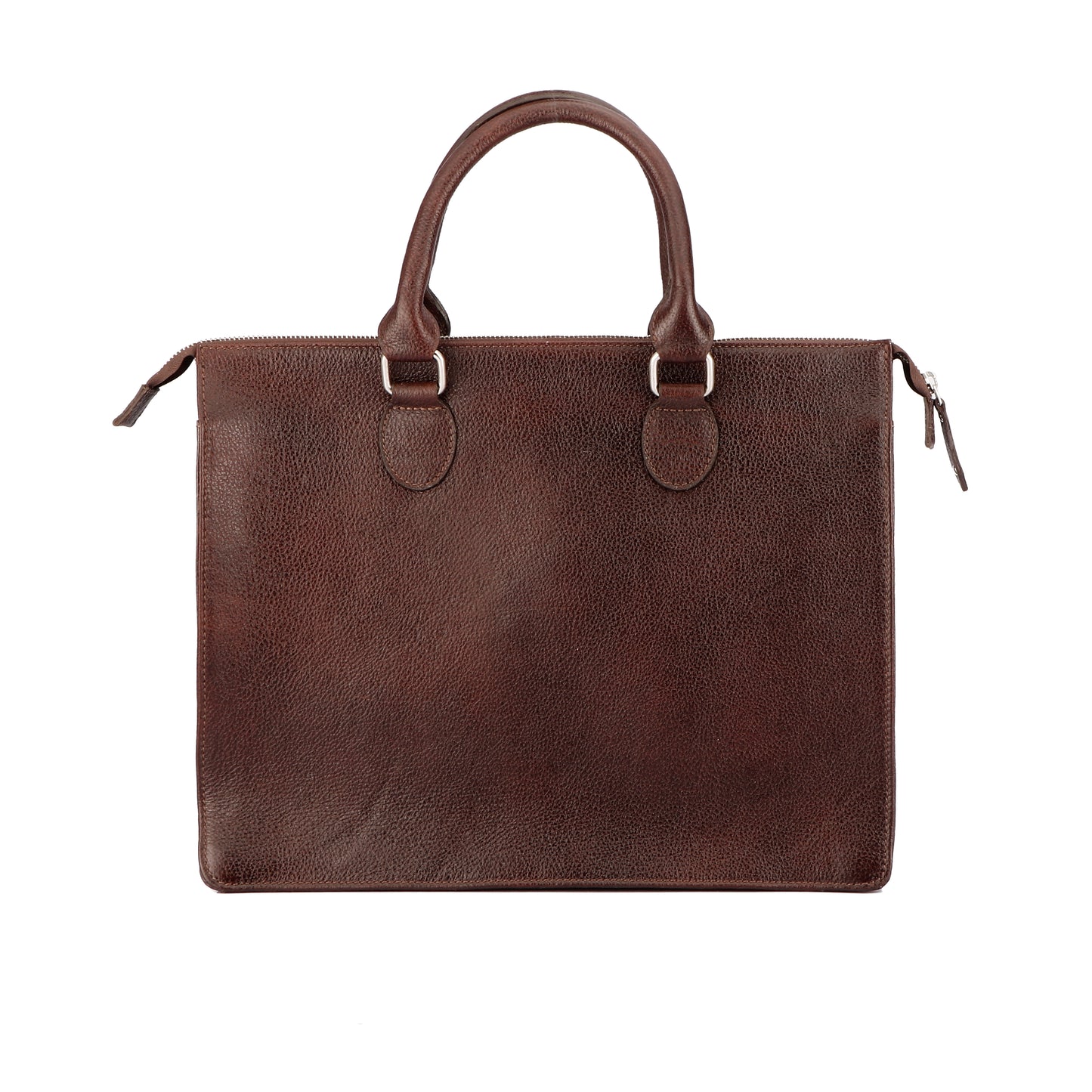 Natural Cherry Color Leather Briefcase