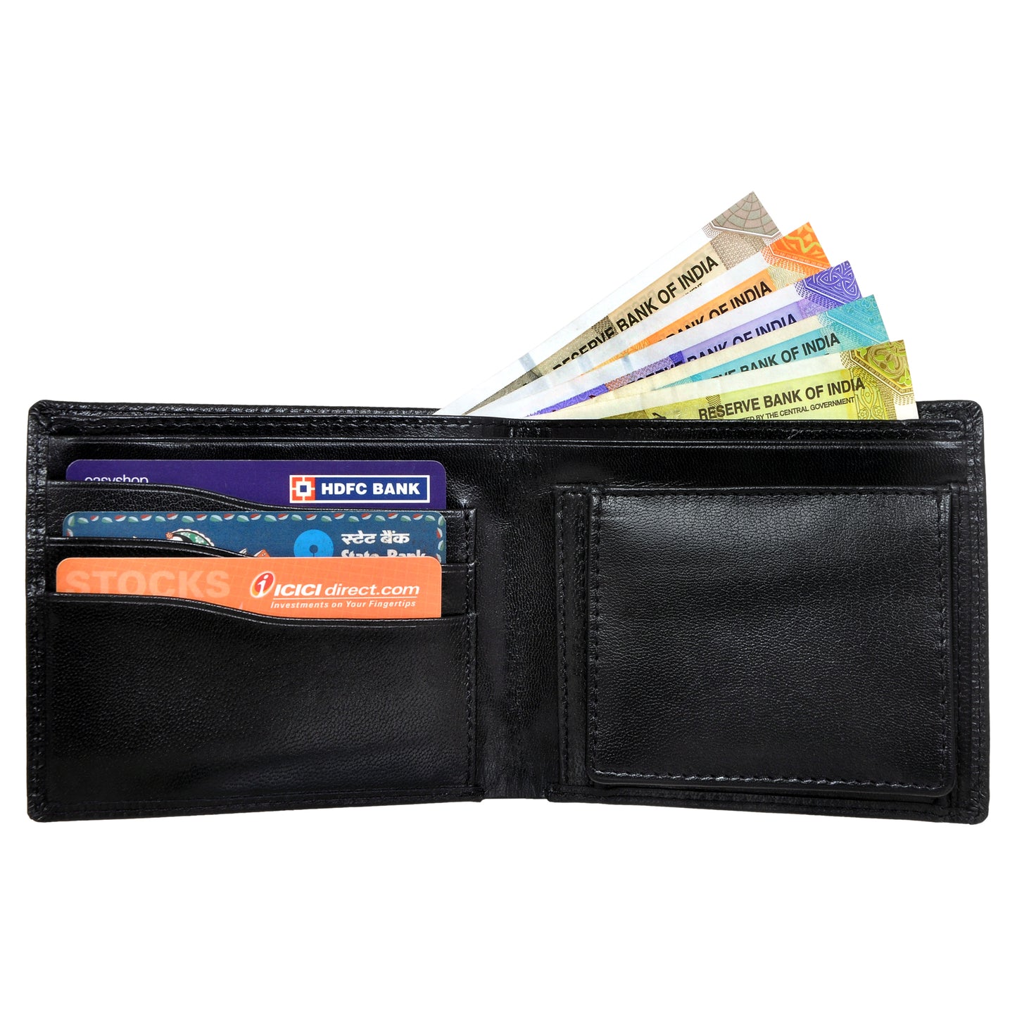 GWCC645 Gents Wallet in Grain Leather, RFID Protected