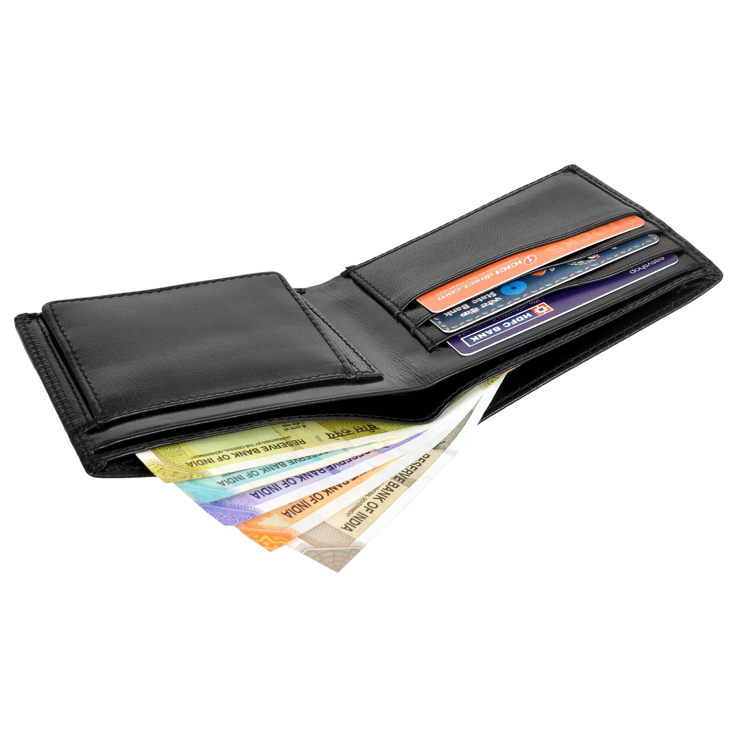 GWCC645 Gents Wallet in Grain Leather, RFID Protected