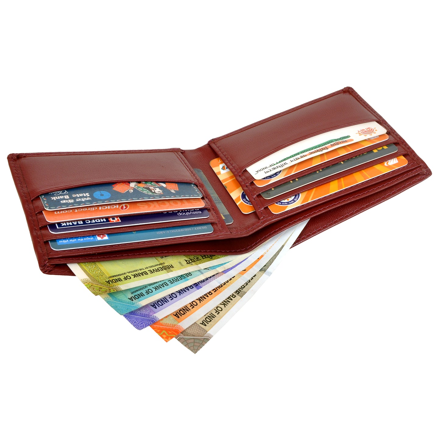 GWCC643 Gents Wallet in Grain Leather, RFID Protected