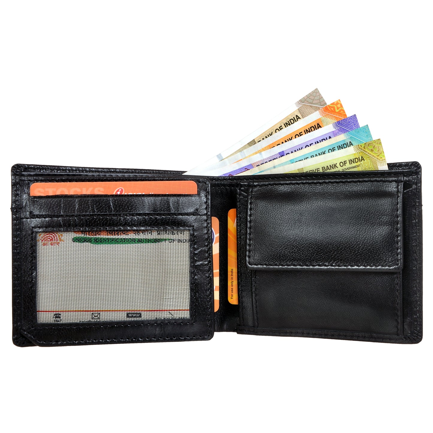 GWCC629 Gents Wallet in Grain Leather, RFID Protected