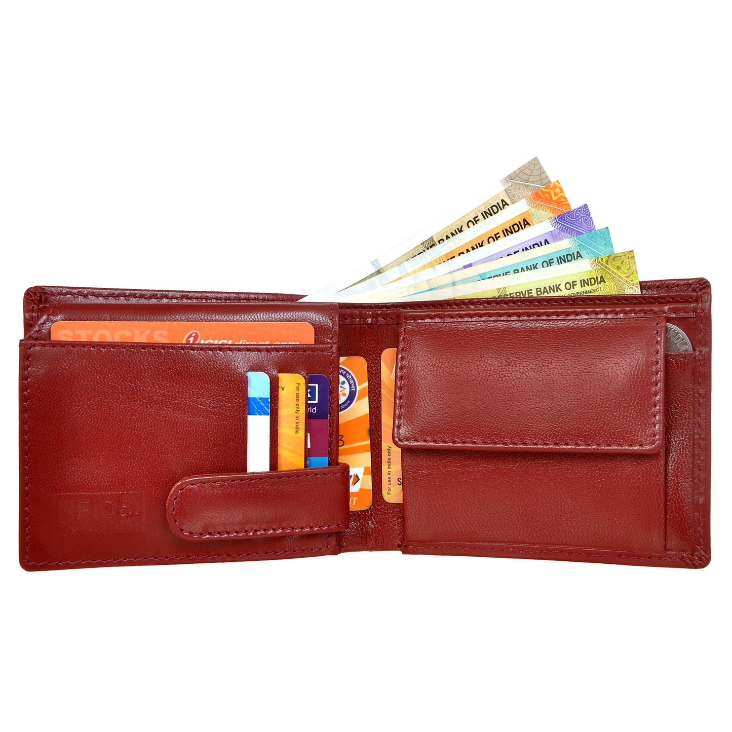 GWCC620 Gents Wallet in Grain Leather, RFID Protected