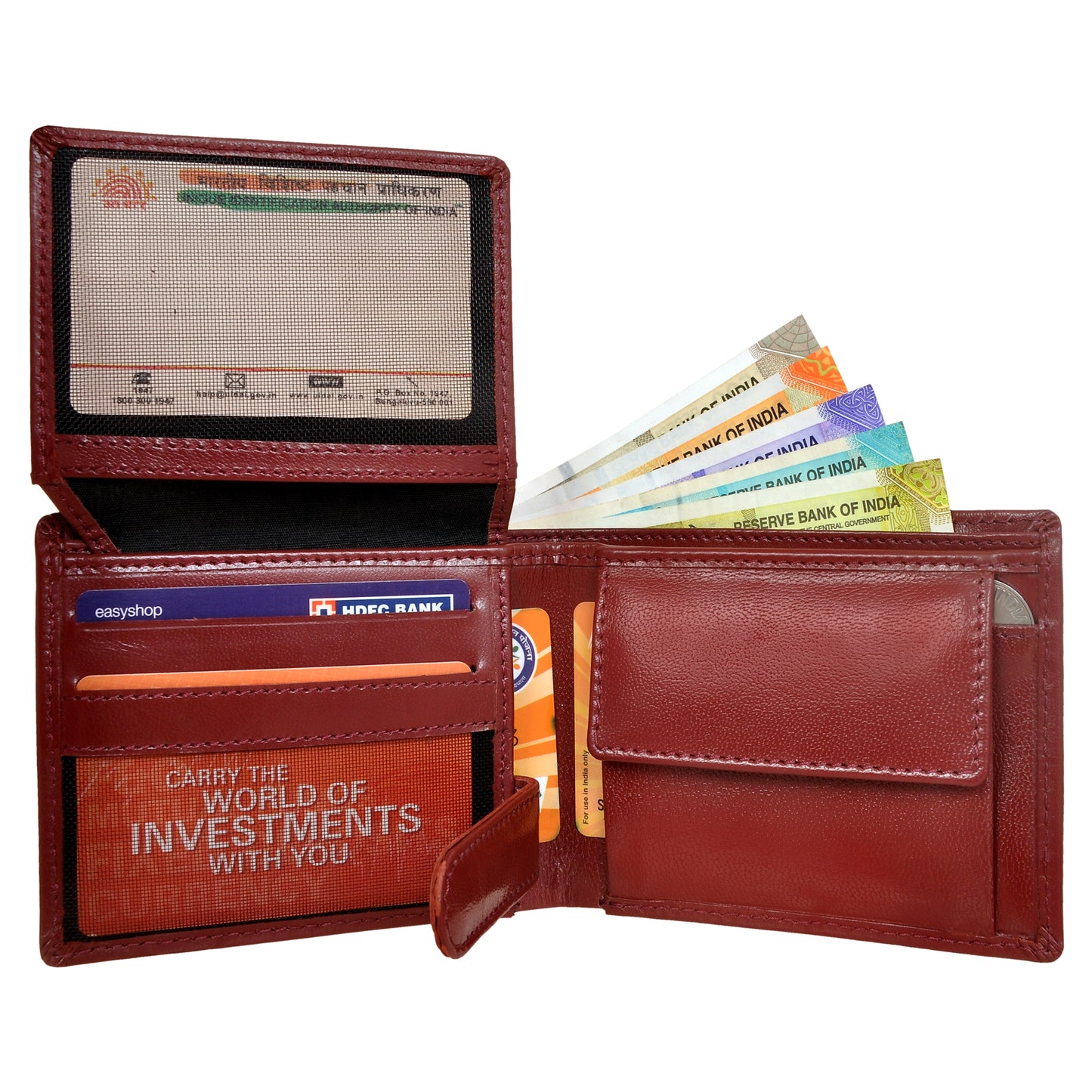 GWCC620 Gents Wallet in Grain Leather, RFID Protected