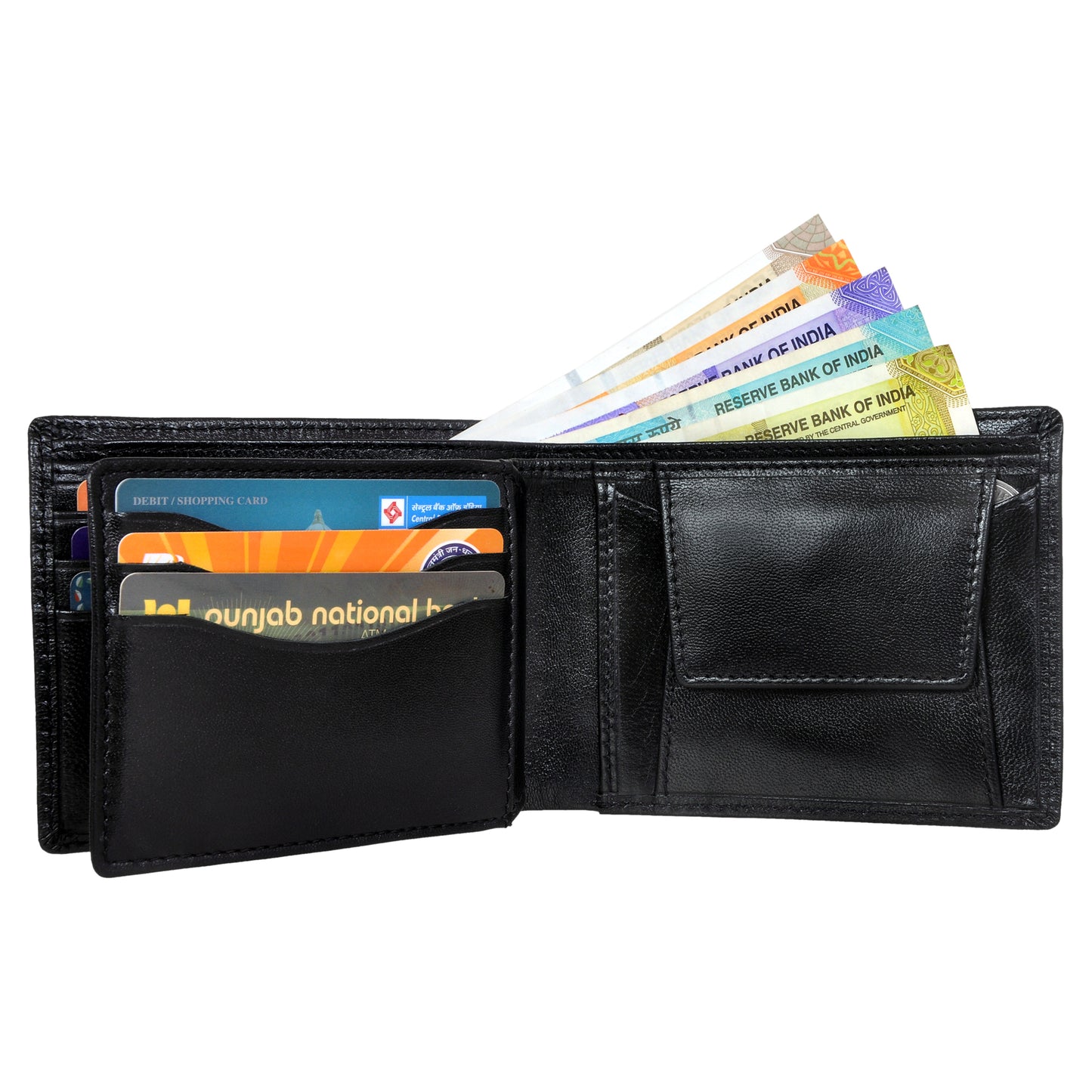 GWCC602 Gents Wallet in Grain Leather, RFID Protected