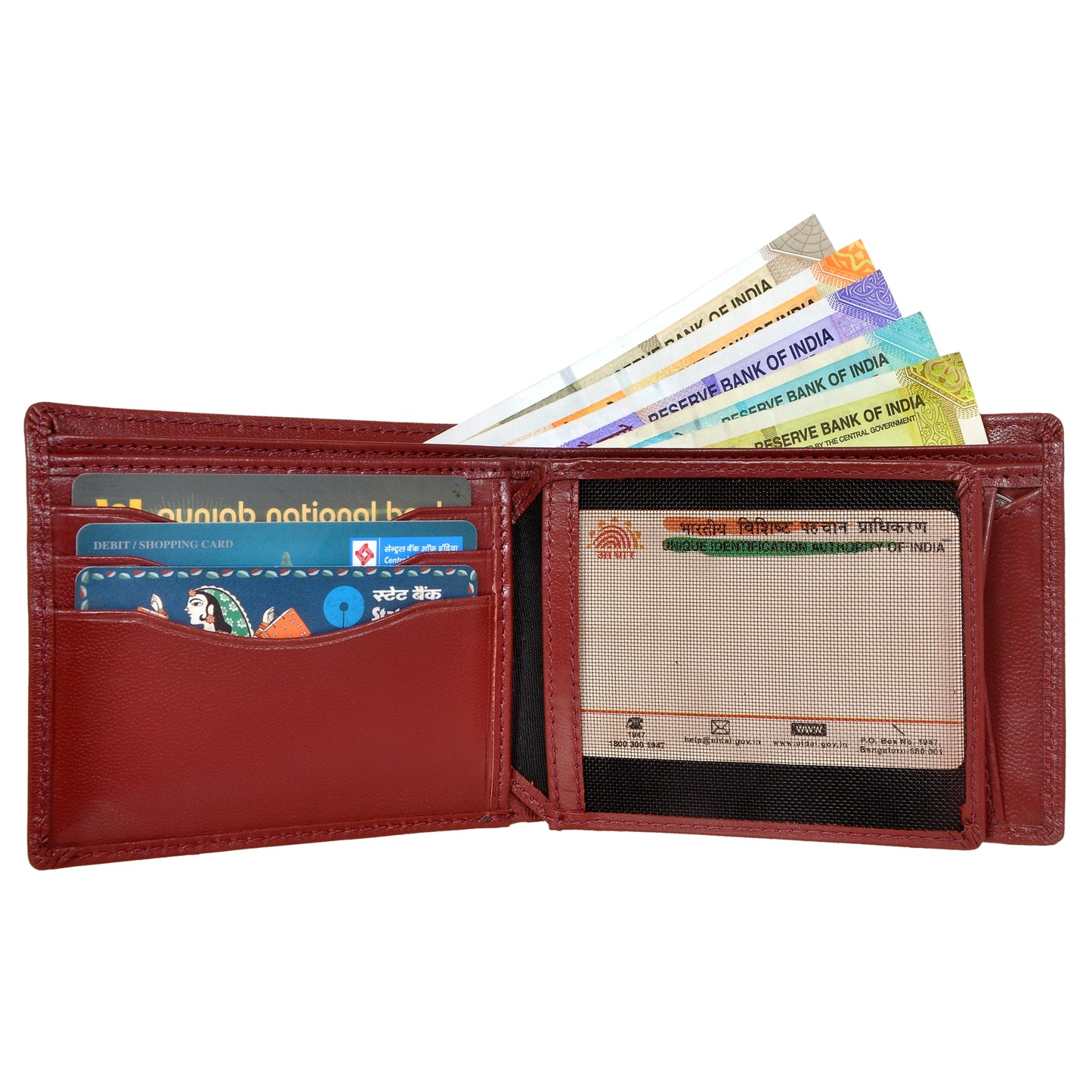 GWCC601 Gents Wallet in Grain Leather, RFID Protected