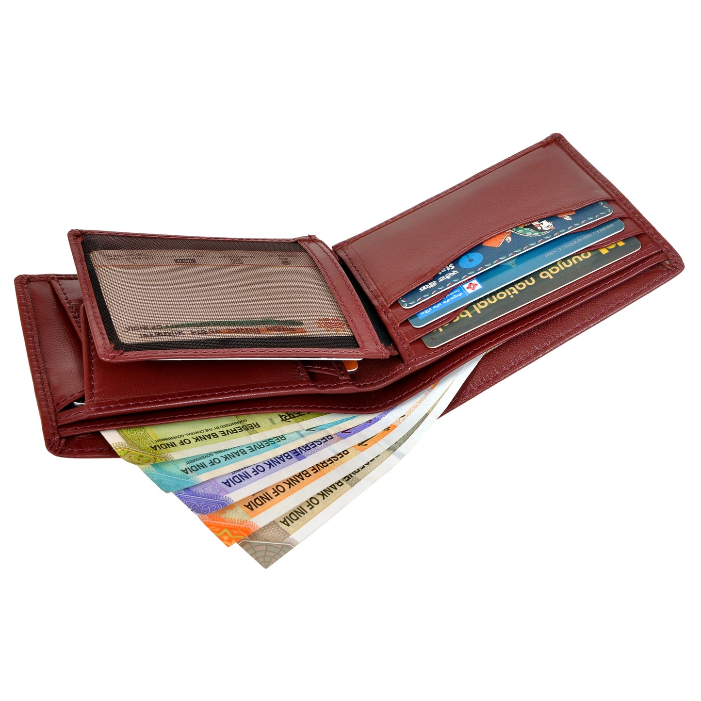 GWCC601 Gents Wallet in Grain Leather, RFID Protected