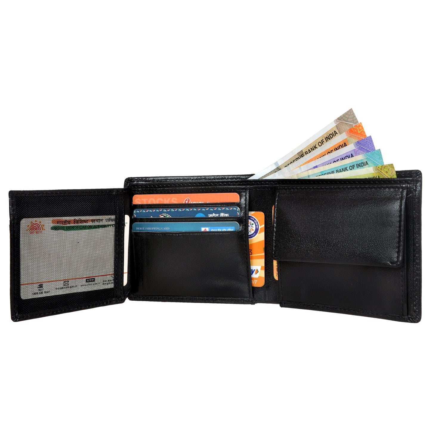 GWCC626 Gents Wallet in Grain Leather, RFID Protected