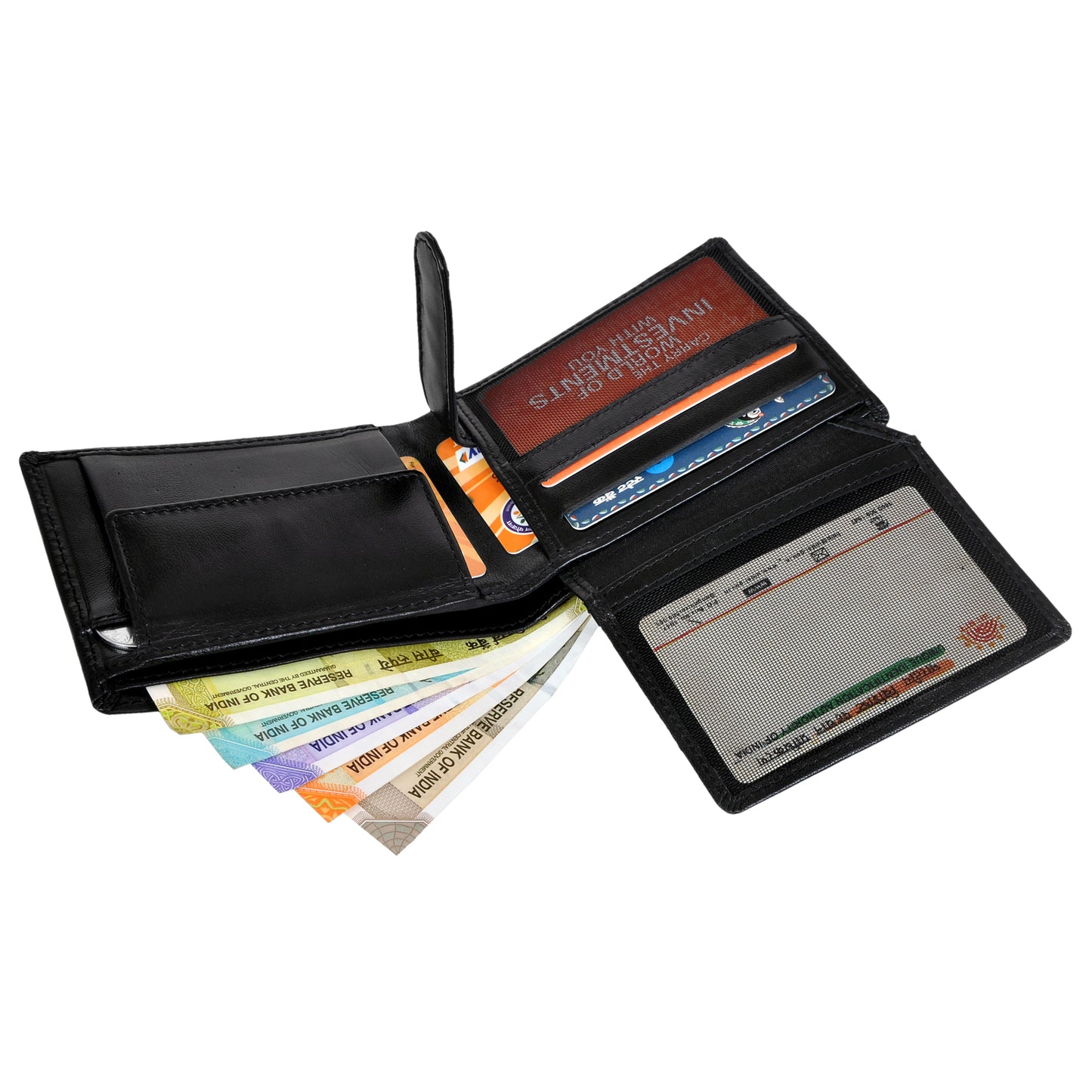 GWCC621 Gents Wallet in Grain Leather, RFID Protected