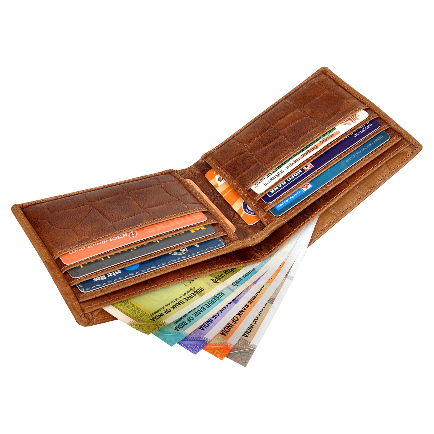 GWCC636 Gents Wallet in Grain Leather, RFID Protected