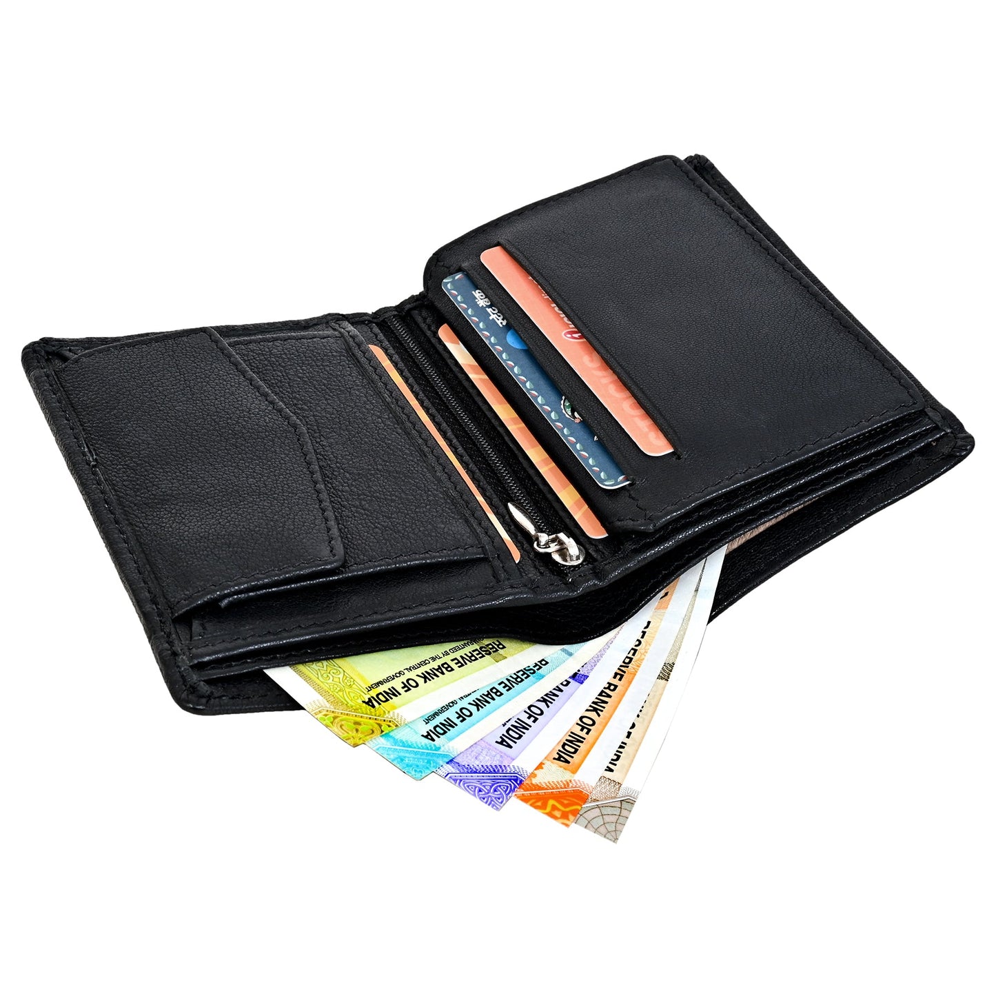 GWCC116 Gents Wallet in Grain Leather, RFID Protected