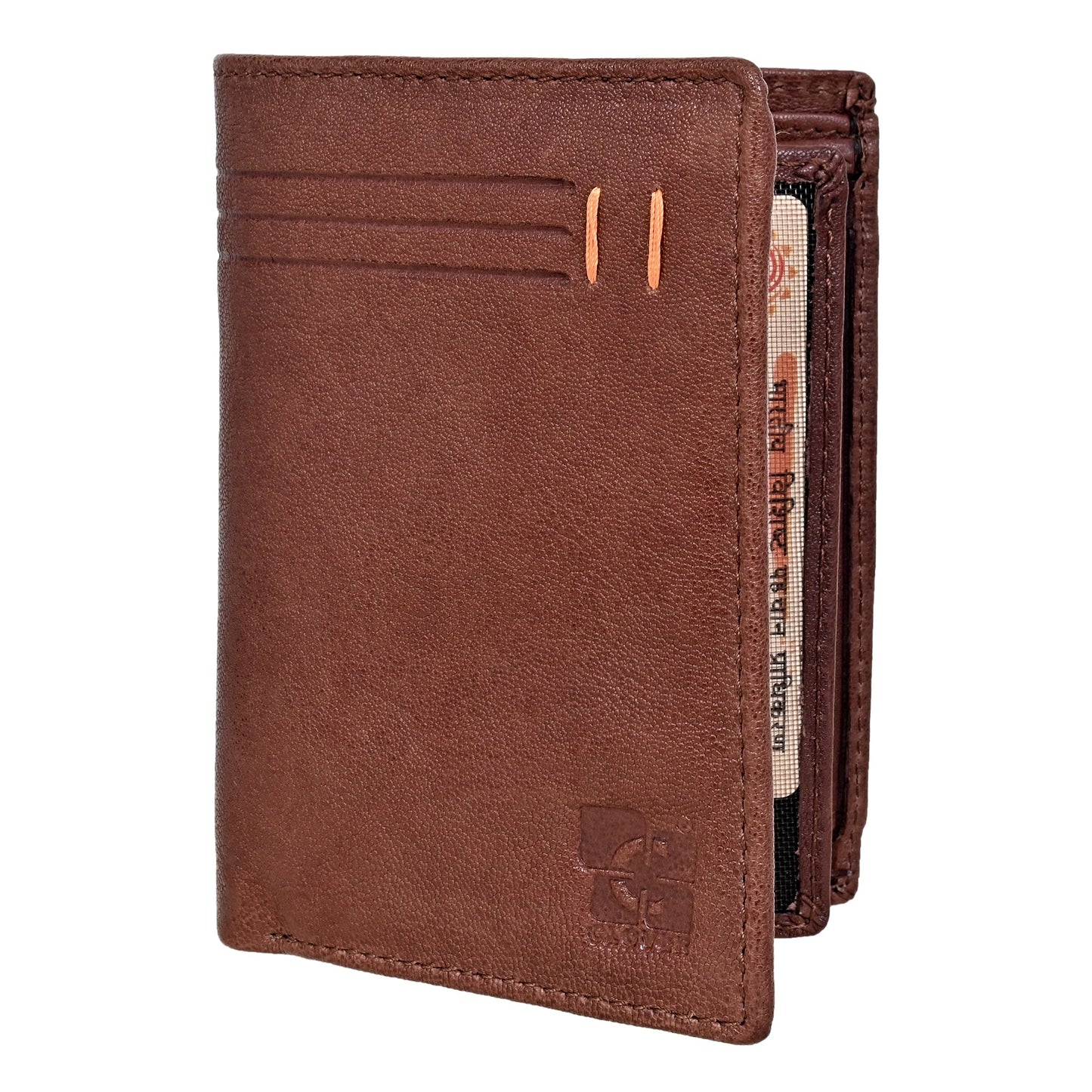 GWCC115 Gents Wallet in Grain Leather, RFID Protected