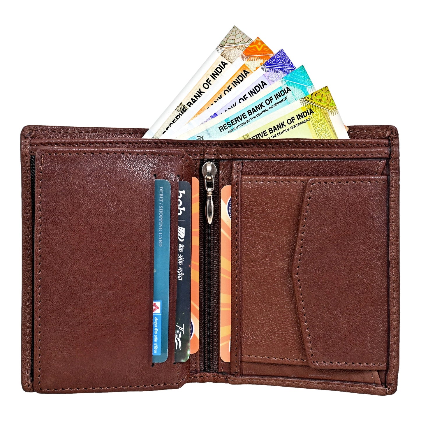 GWCC115 Gents Wallet in Grain Leather, RFID Protected