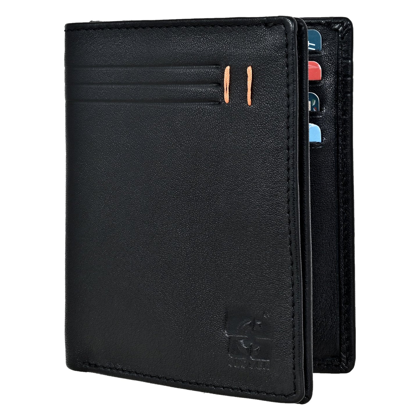 GWCC118 Gents Wallet in Grain Leather, RFID Protected