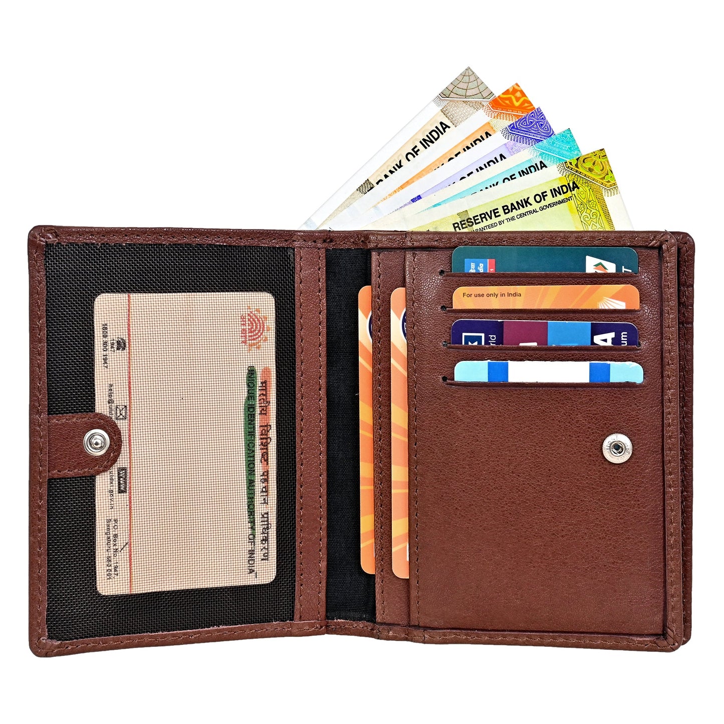 GWCC117 Gents Wallet in Grain Leather, RFID Protected