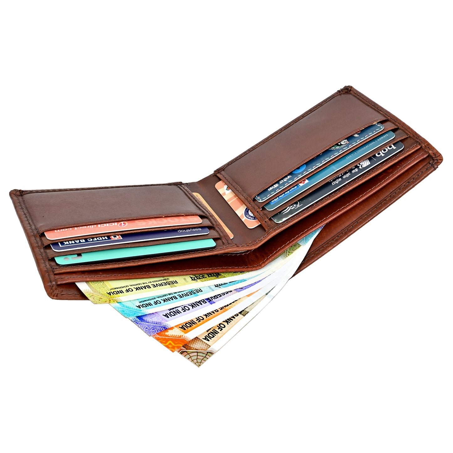 GWCC659 Gents Wallet in Grain Leather, RFID Protected