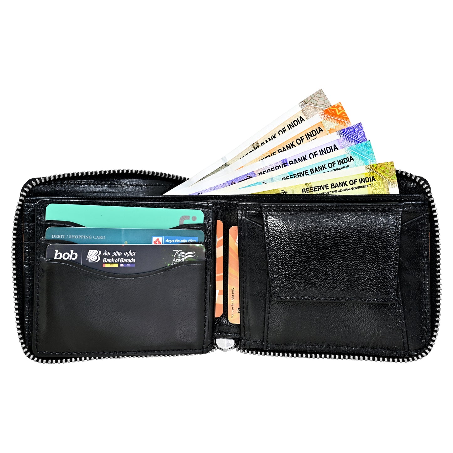 GWCC609 Gents Wallet in Grain Leather, RFID Protected