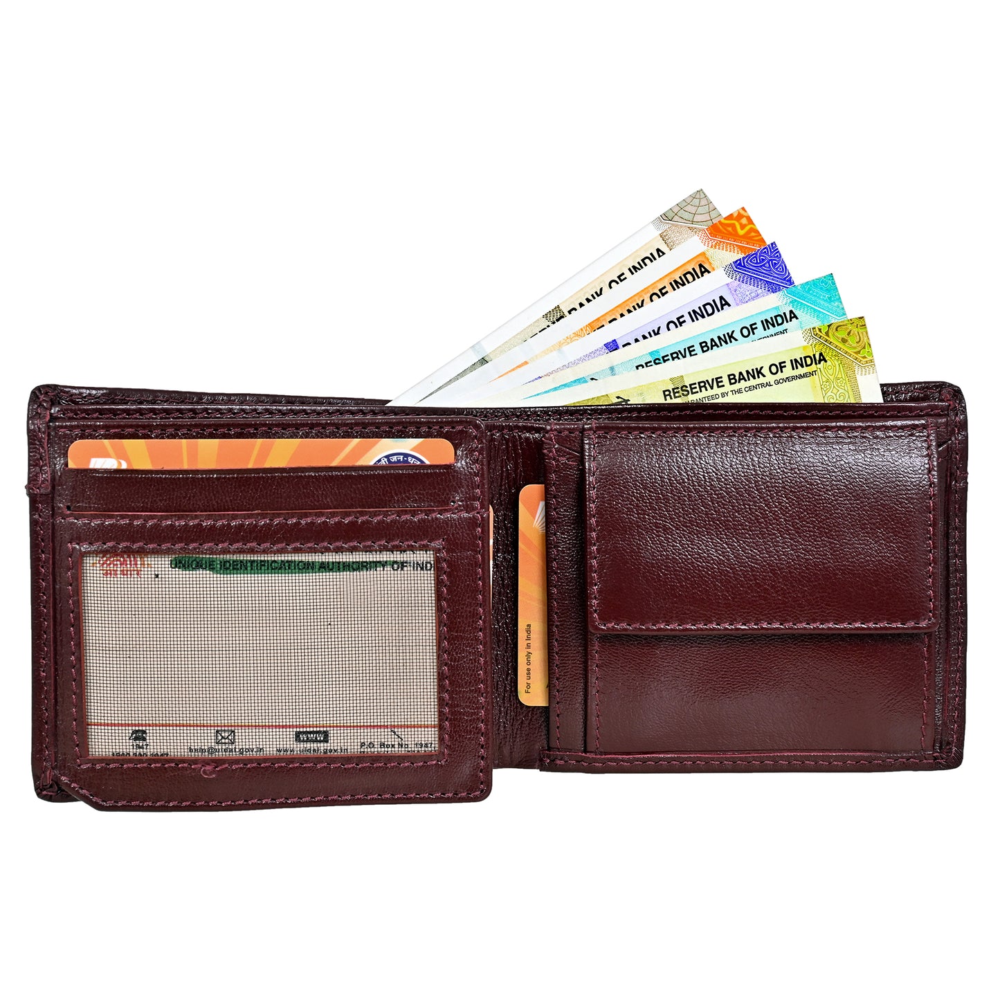 GWCC630 Gents Wallet in Grain Leather, RFID Protected