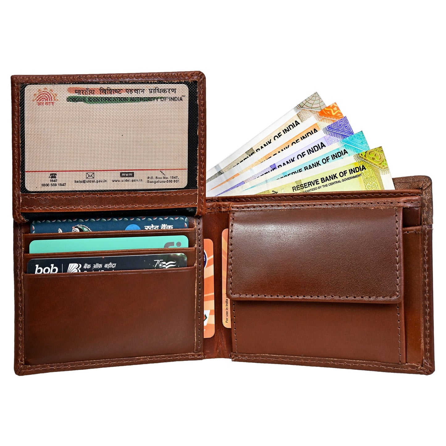 GWCC658 Gents Wallet in Grain Leather, RFID Protected