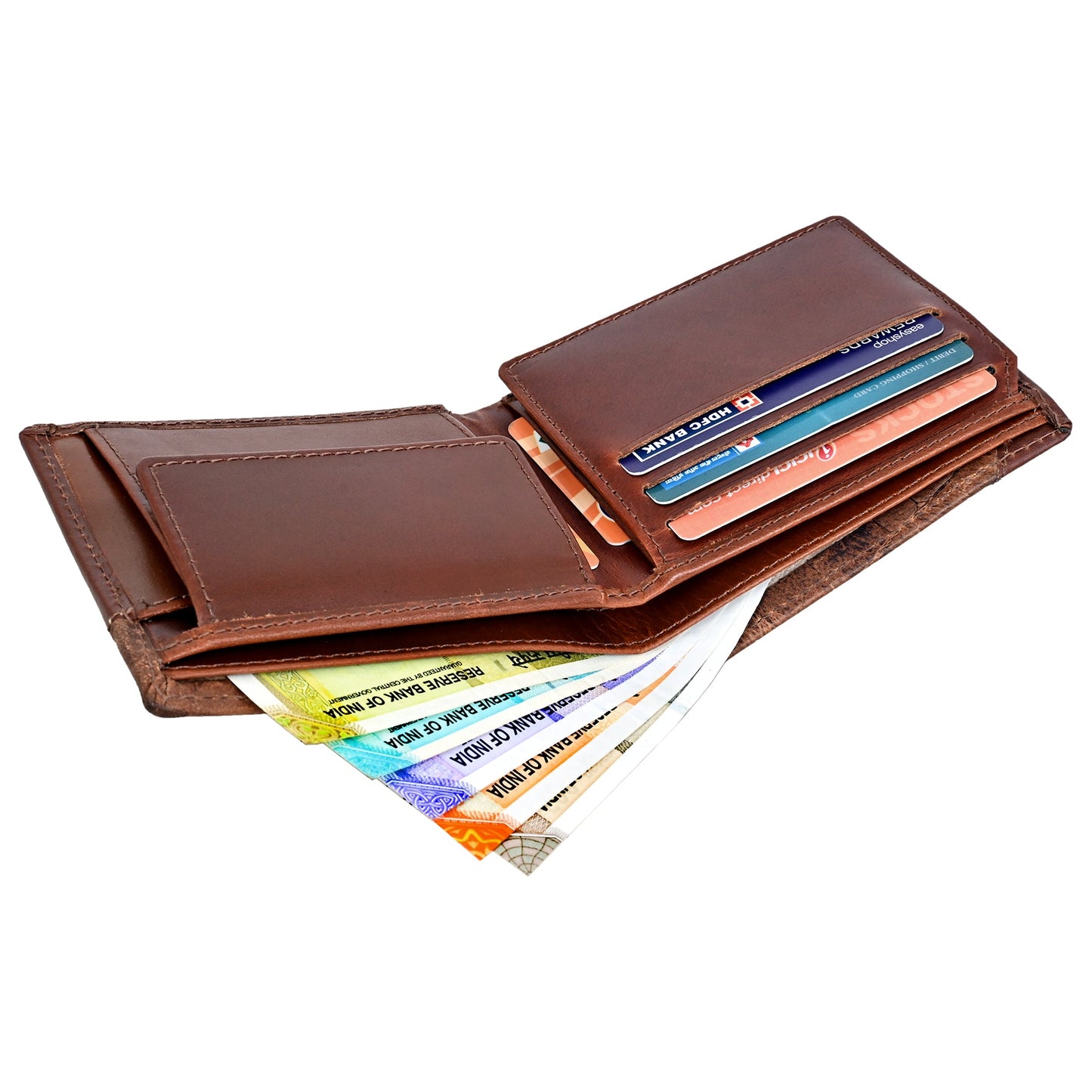 GWCC658 Gents Wallet in Grain Leather, RFID Protected