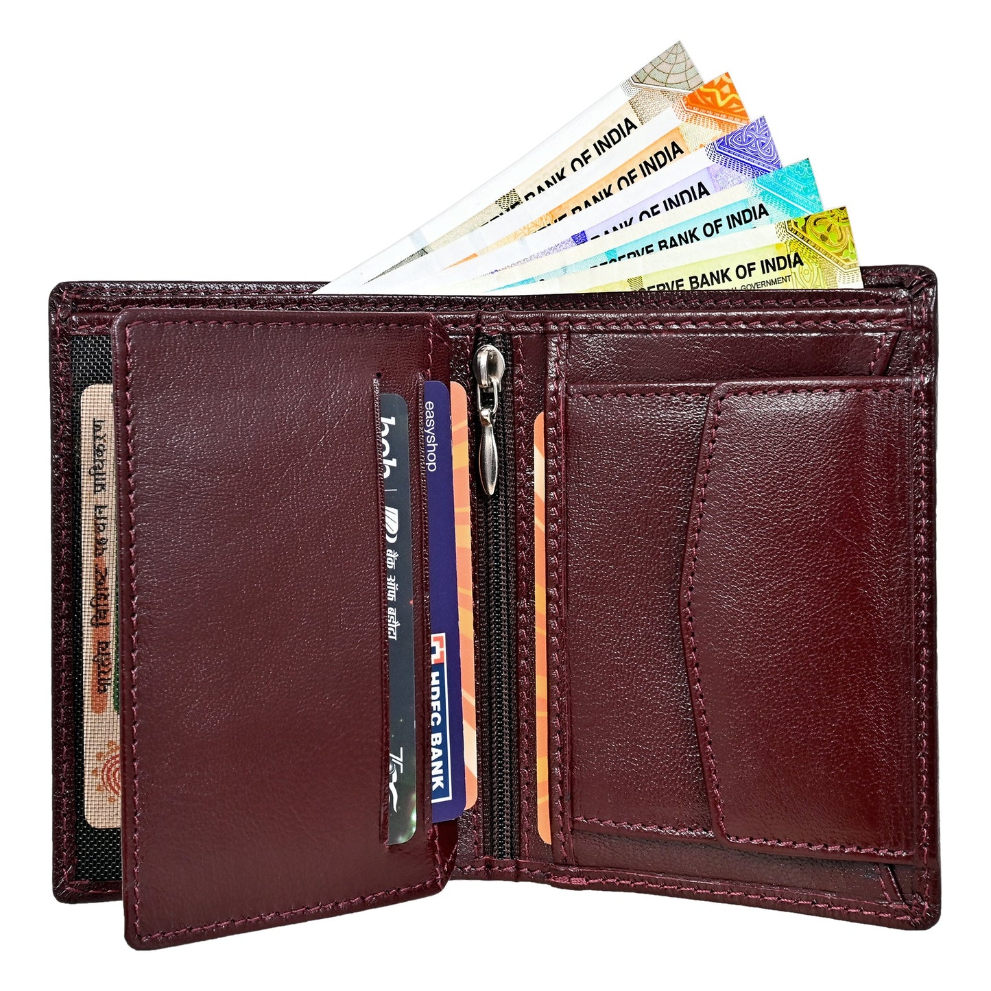 GWCC615 Gents Wallet in Grain Leather, RFID Protected