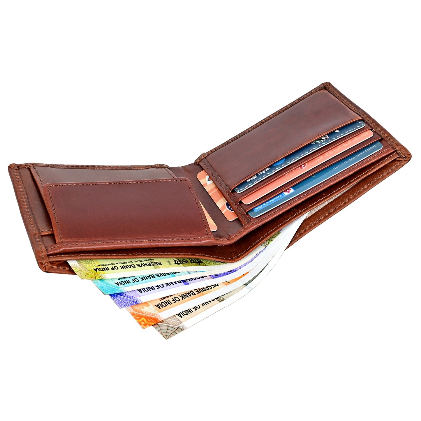 GWCC656 Gents Wallet in Grain Leather, RFID Protected