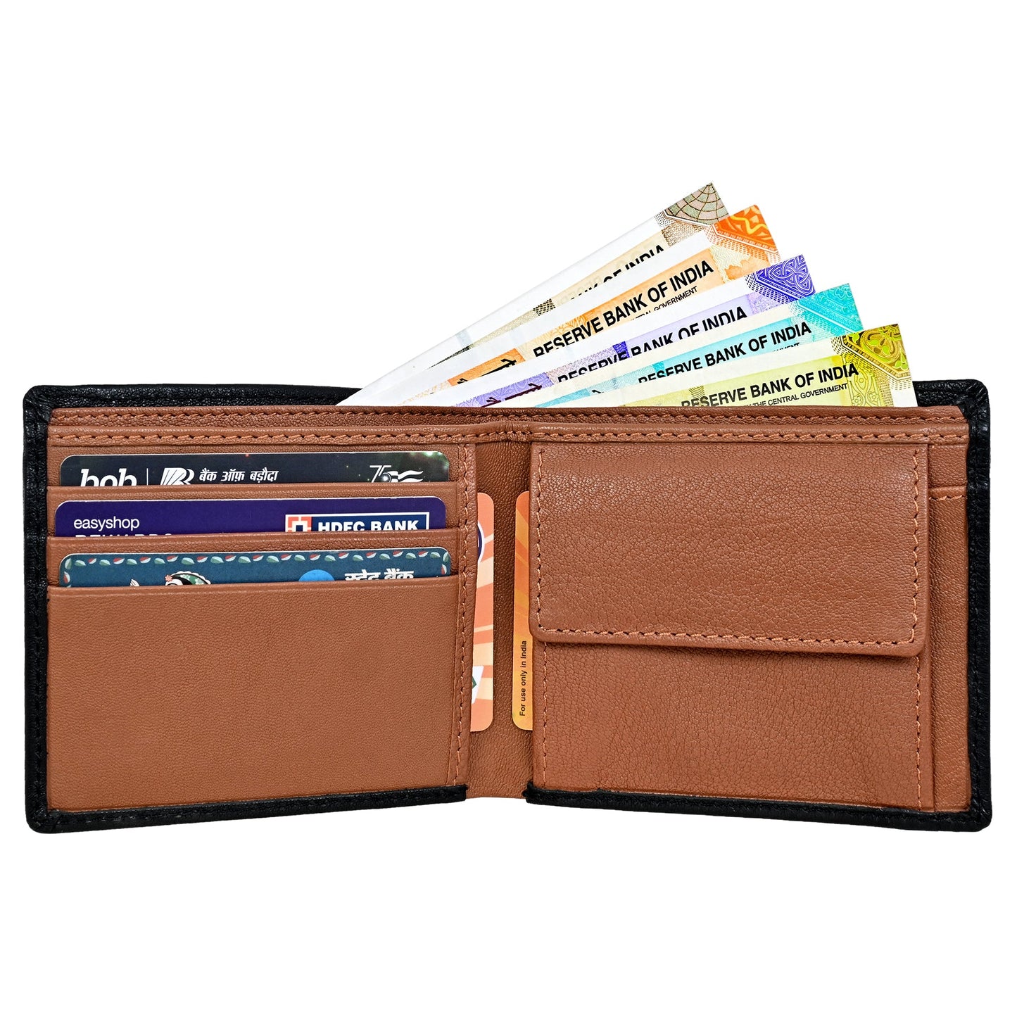 GWCC110 Gents Wallet in Grain Leather, RFID Protected