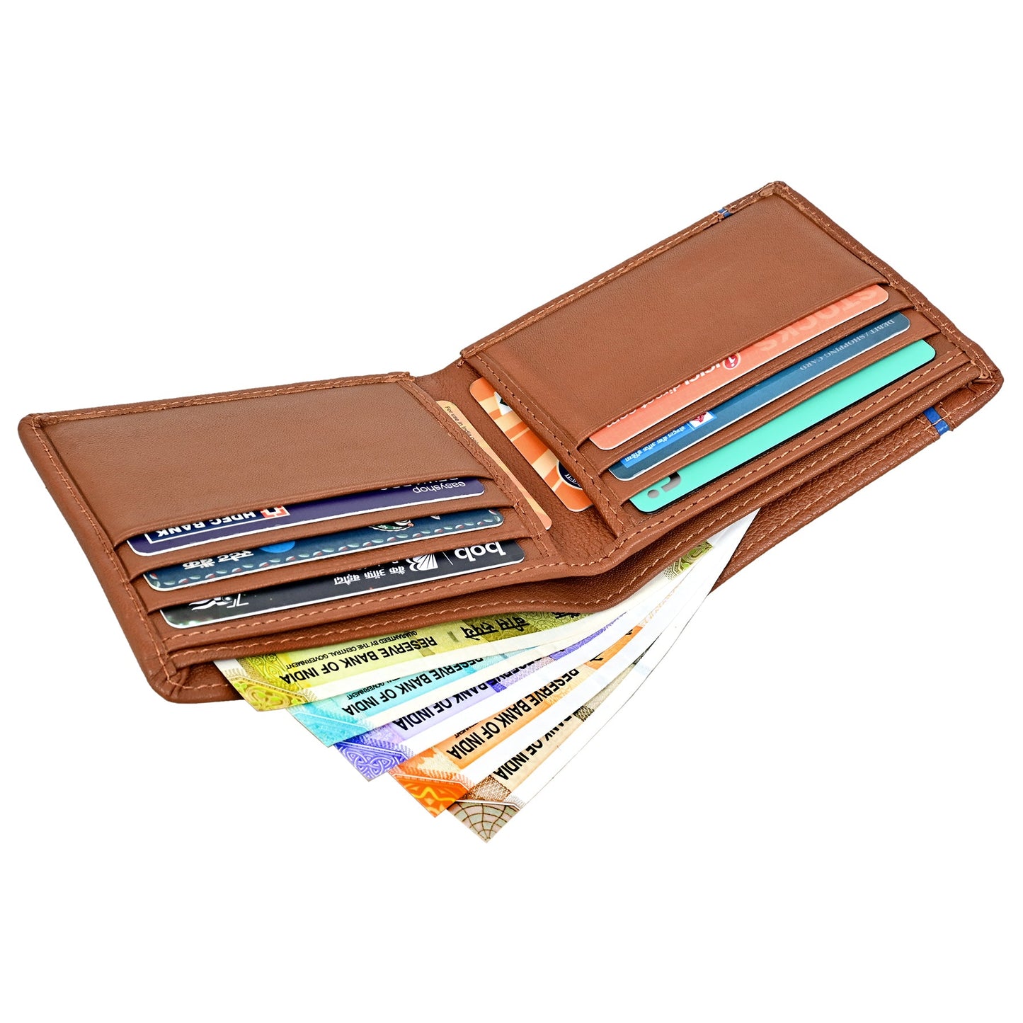 GWCC105 Gents Wallet in Grain Leather, RFID Protected