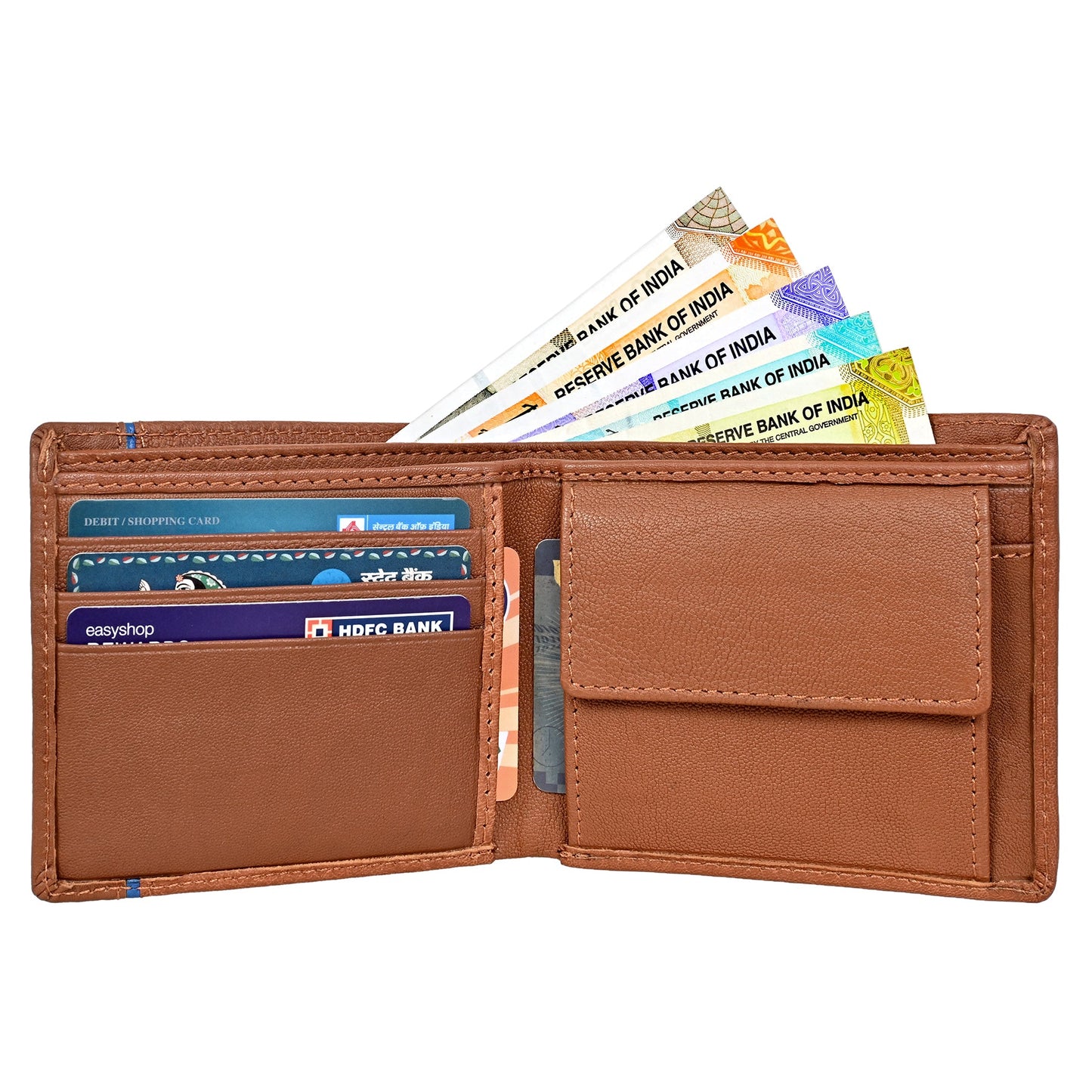 GWCC106 Gents Wallet in Grain Leather, RFID Protected