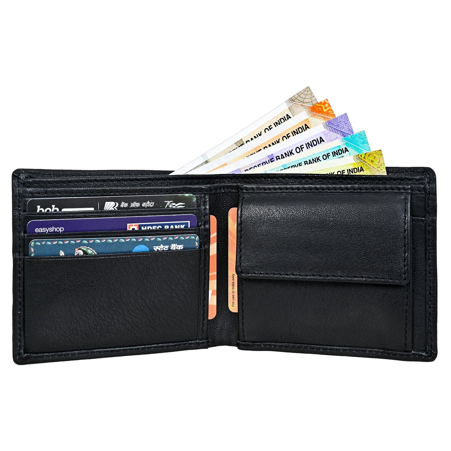 GWCC108 Gents Wallet in Grain Leather, RFID Protected