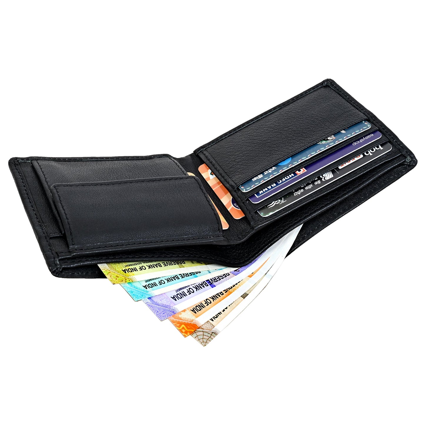 GWCC108 Gents Wallet in Grain Leather, RFID Protected