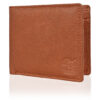 Men’s Wallet, Full Grain Leather, Bi-Fold, 3 Card Slots with Coin Pocket, RFID Protected | Clover