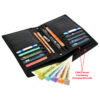 Men's Wallet, Full Grain Leather, Note Case, 10 Card Slots with 1 Zip Pocket, Passport Pocket, RFID Protected | Clover - Image 3