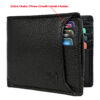 GWCC676 Gents Wallet in Grain Leather, RFID Protected