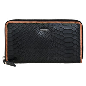 LCCC1008 Premium Ladies Clutch in Top Grain Leather, RFID Protected