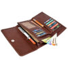 LCCC1004 Ladies Clutch in Top Grain Leather, RFID Protected - Image 3