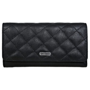 LCCC1005 Ladies Clutch in Top Grain Leather, RFID Protected