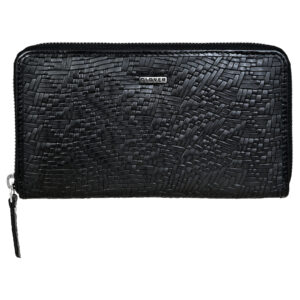 LCCC1014 Ladies Clutch in Top Grain Leather, RFID Protected