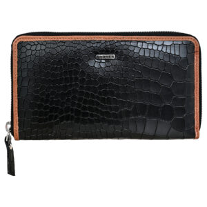 LCCC1009 Ladies Clutch in Top Grain Leather, RFID Protected