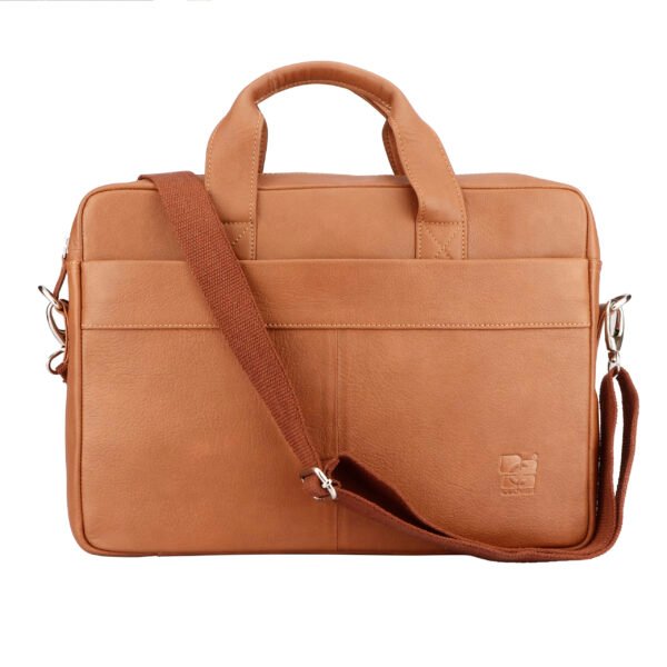 LBCC004 Executive Laptop Bag in Top Grain Leather, RFID Protected - Image 3