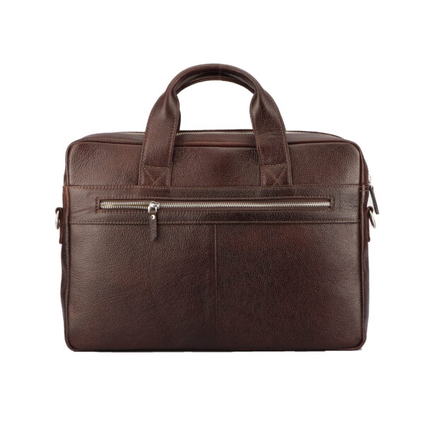 LBCC002 Executive Laptop Bag in Top Grain Leather, RFID Protected - Image 4
