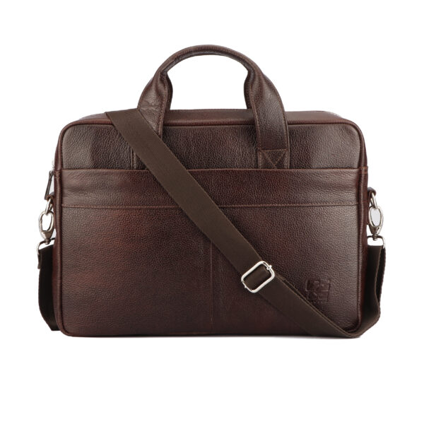 LBCC002 Executive Laptop Bag in Top Grain Leather, RFID Protected - Image 5