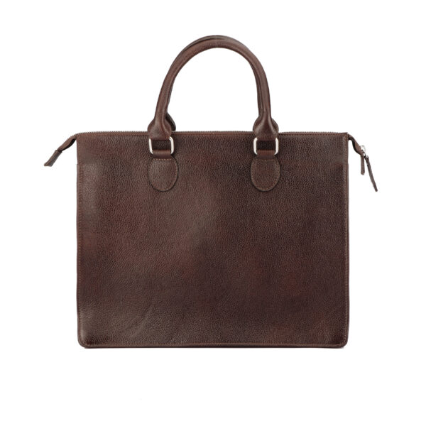 LBCC005 Executive Laptop Bag in Top Grain Leather, RFID Protected - Image 5