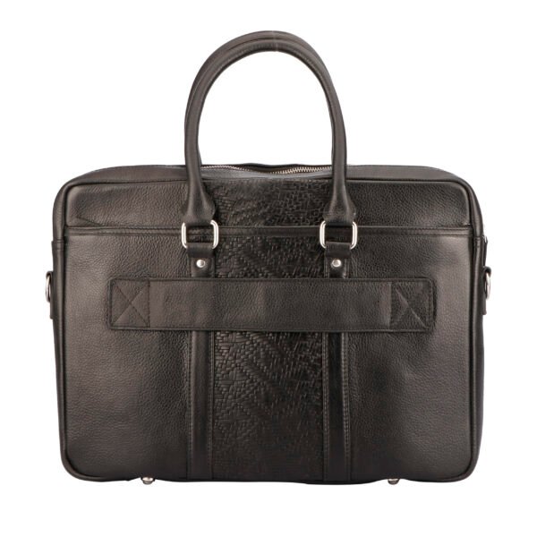 LBCC006 Executive Laptop Bag in Top Grain Leather, RFID Protected - Image 5