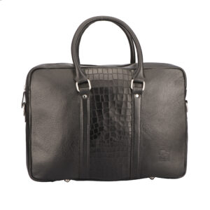 LBCC008 Executive Laptop Bag in Top Grain Leather, RFID Protected