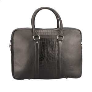LBCC008 Executive Laptop Bag in Top Grain Leather, RFID Protected