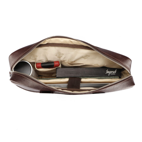 LBCC002 Executive Laptop Bag in Top Grain Leather, RFID Protected - Image 6