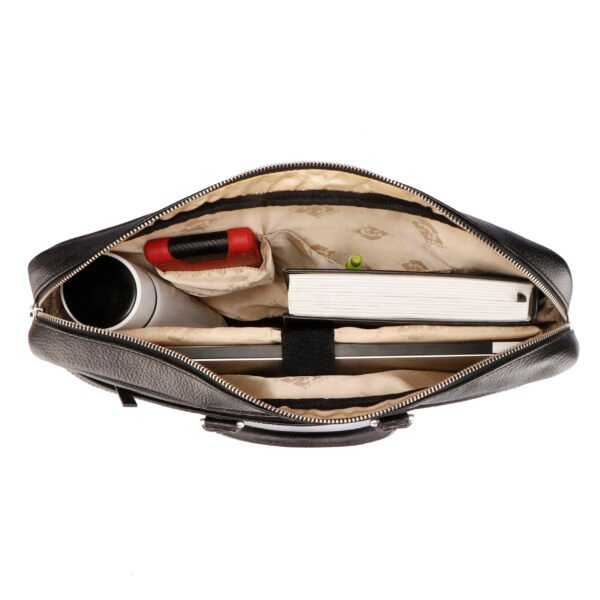 LBCC003 Executive Laptop Bag in Top Grain Leather, RFID Protected - Image 5